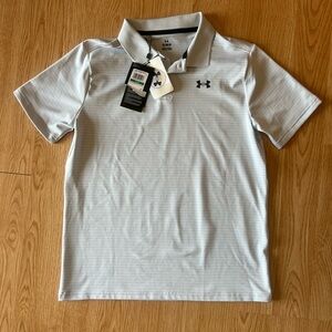 Under Armour Kids' Light Gray Polo Shirt